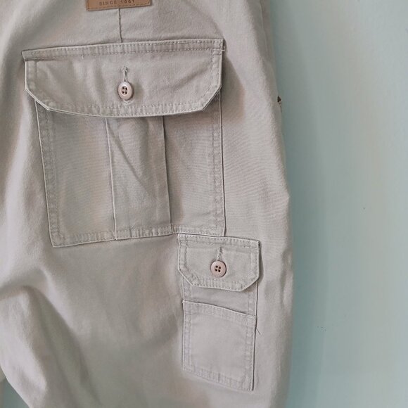 CABELAS Men's Pants Cargo 7‎ Pocket Pants Size 38 Hiking Outdoor Cotton Spandex - Picture 13 of 16